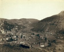 Deadwood, [SD] from Mrs Livingston's Hill, between 1887 and 1892. Creator: John C. H. Grabill.