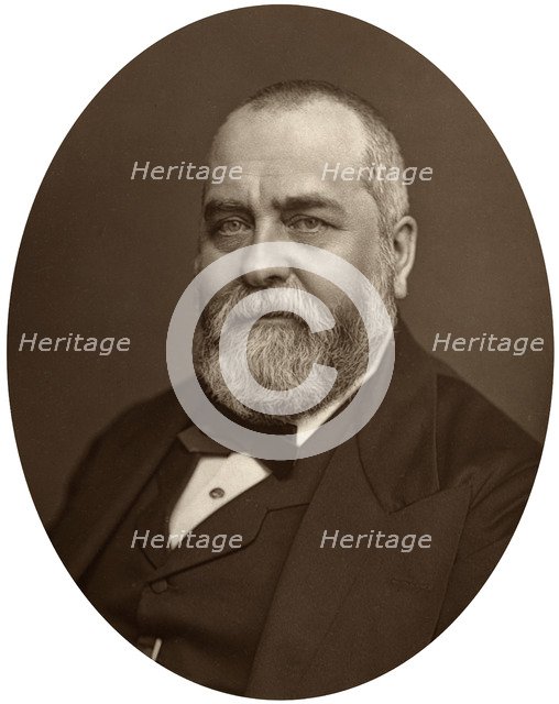 Sir Francis Philip Cunliffe Owen, director of the South Kensington Museum, 1880. Creator: Lock & Whitfield.
