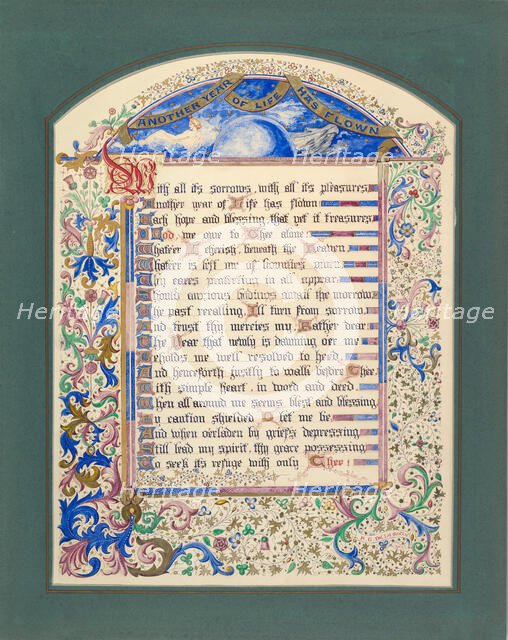 Another Year of Life Has Flown, 1830-62. Creator: Freeman Gage Delamotte.