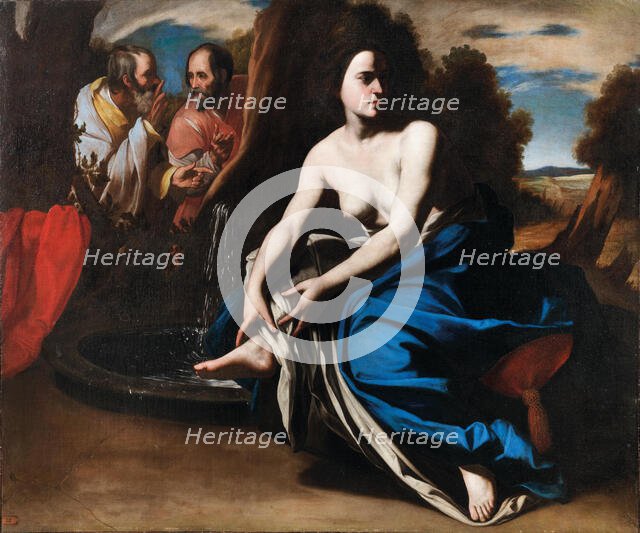 Susannah and the Elders. Creator: Stanzione, Massimo (ca. 1585-ca. 1658).