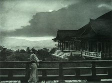 'Moonlight at Kiyomizu-Dera', 1910. Creator: Herbert Ponting.