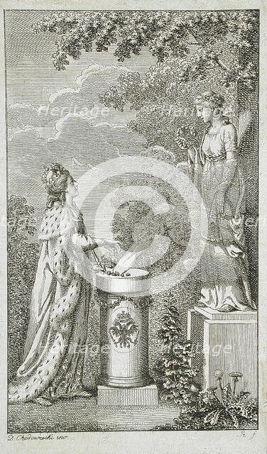 Illustration for 'Good Human Characteristics', 1789. Creator: Daniel Nikolaus Chodowiecki.