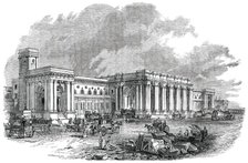 The Great Central Railway Station at Newcastle-Upon-Tyne, 1850. Creator: Unknown.