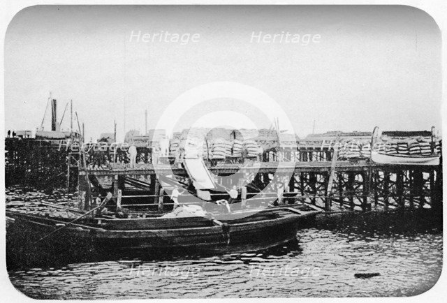 'Loading Up With Nitrates', 1911. Artist: Unknown.