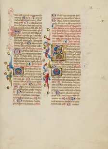 Initial S: Saint Urban; Missal, between about 1389 and 1400. Creator: Master of the Brussels Initials.