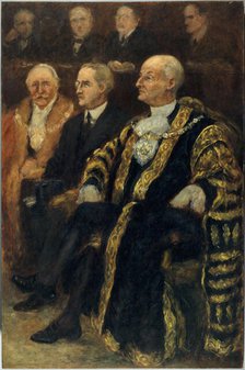 Sir George Broadbridge, Lord-Mayor of London and Sir Eric Phipps, Ambassador..., June 18, 1937. Creator: Noel Dorville.