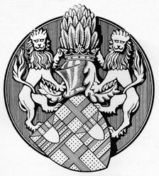'From the Seal of the Earl Edmund de Mortimer, 1400', c1926 Artist: Herbert Norris.