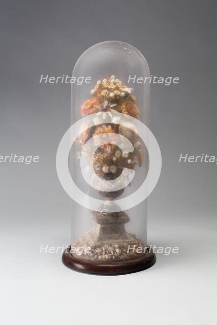 Vase of Shell Flowers, England, 18th century. Creator: Unknown.