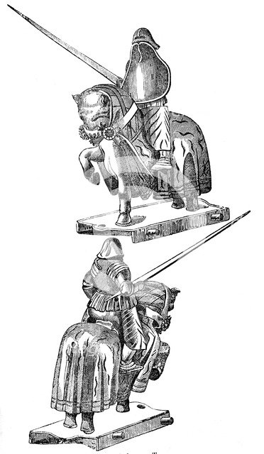 A Justing Toy, (1833). Artist: Unknown