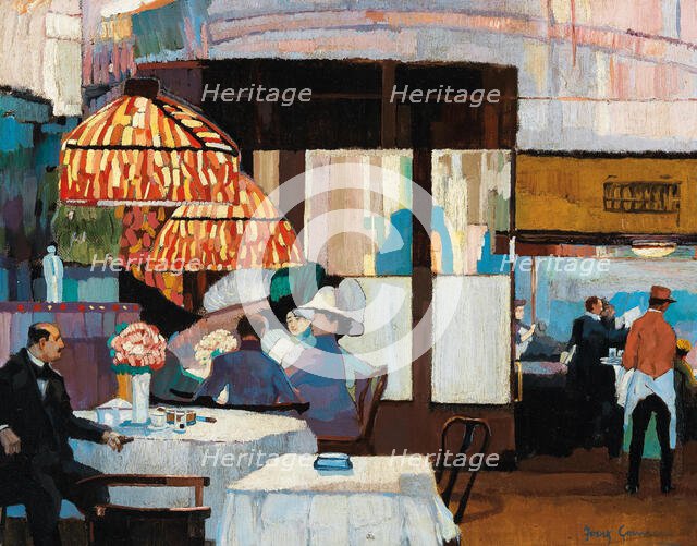 Interiéur de cafe, c 1911. Creator: Goossens, Josse (1876-1929).