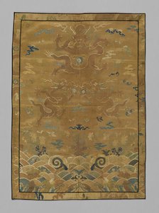 Panel (Dress Fabric), China, Qing dynasty (1644-1911), 1875/1900. Creator: Unknown.