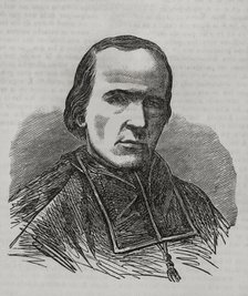 Georges Darboy (1813-1871), Catholic priest, bishop of Nancy, archbishop of Paris, 1871.  Creator: Unknown.