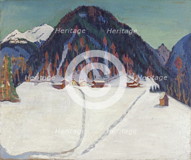 The Junkerboden under Snow, ca 1936-1938. Artist: Kirchner, Ernst Ludwig (1880-1938)