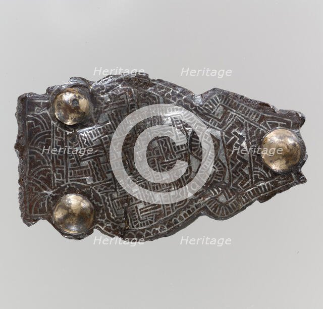 Counter Plate from a Belt Buckle, Frankish, 675-725. Creator: Unknown.