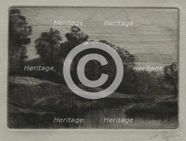 Evening. Creator: Alphonse Legros (French, 1837-1911).