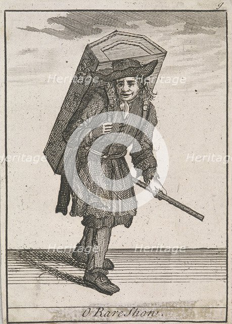'O Rare Shon', Cries of London, (c1688?). Artist: Anon