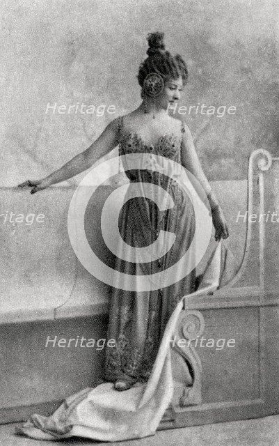 Cecile Sorel, French actress, 1893. Artist: Unknown