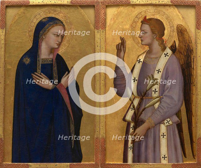 The Annunciation, ca 1350. Creator: Nardo di Cione (active ca 1346-1365).