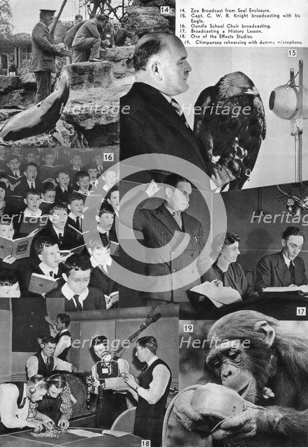 'A visit to the BBC', 1937. Artist: Unknown