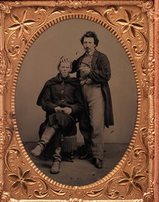 Union Soldier and Barber, 1861-65. Creator: Unknown.