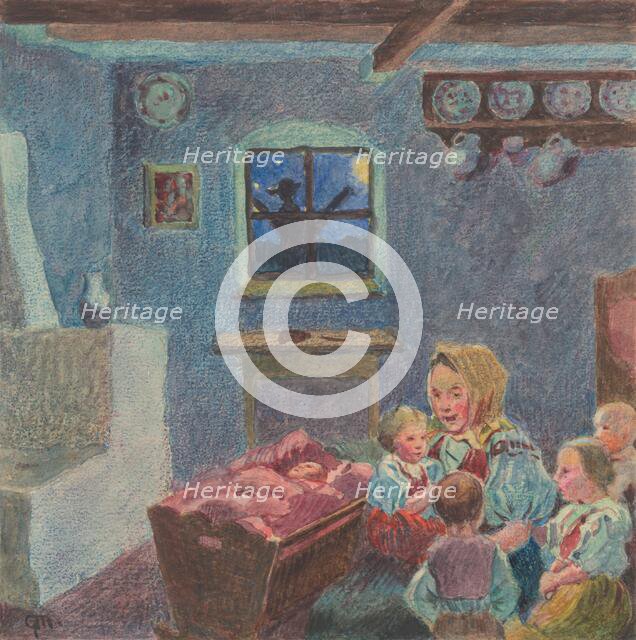 16.- Mother with children, 1932. Creator: Gustav Mally.