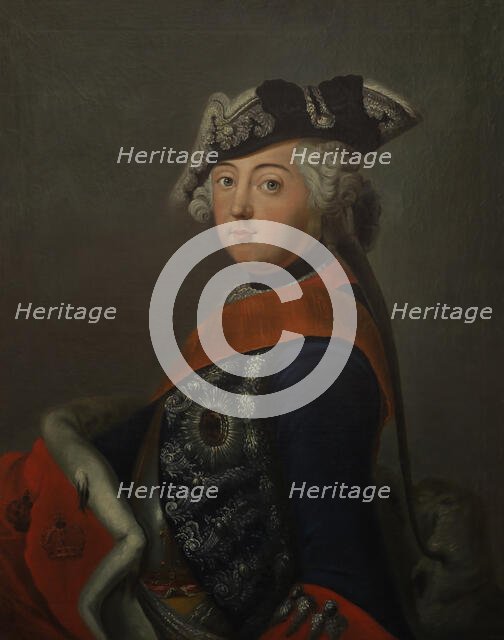 Portrait of Frederick II of Prussia (1712-1786), Second Half of the 18th cen. Creator: Anonymous.