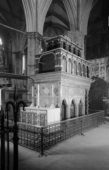 Shrine of Edward the Confessor, Westminster Abbey, London, 1945-1980. Artist: Eric de Maré