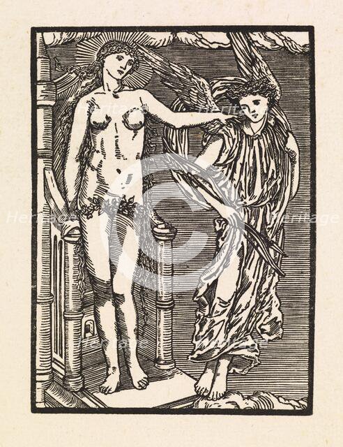 Cupid and Psyche - Venus dispatching Cupid to punish Psyche, 1880. Creator: Sir Edward Coley Burne-Jones.