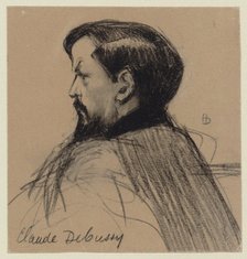 Portrait of the composer Claude Debussy (1862-1918).