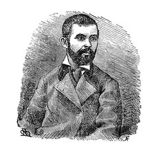 Carmel Navarro Llombart (1848-1893), called 'Constanti Llombart'. Radical Valencian writer. Drawi…
