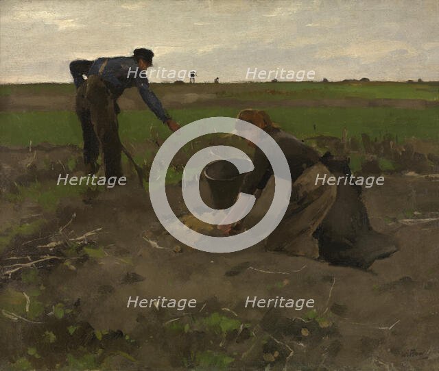 Potato Diggers, 1882-1887. Creator: Willem Witsen.