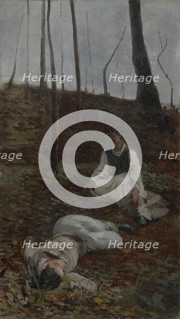 Scene from "Balladyna", between 1888-1892. Creator: Jacek Malczewski.