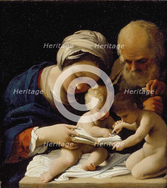 The Holy Family with the young St John the Baptist, early 17th century. Artist: Bartolomeo Schedoni.