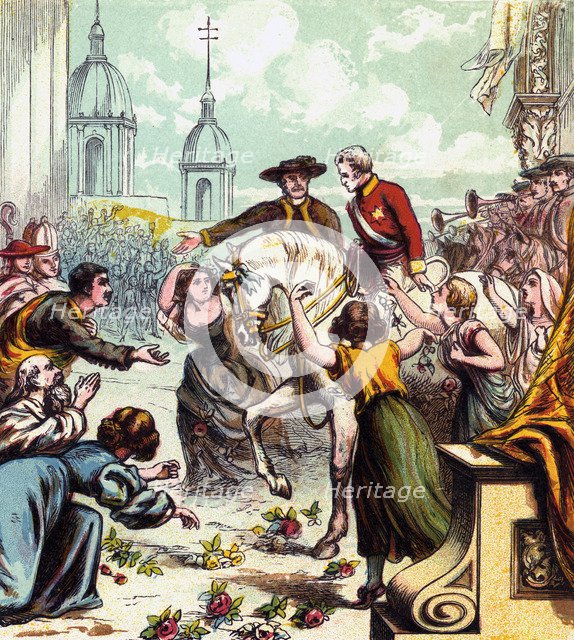 'Wellington at Madrid', 1812 (c1850s). Artist: Unknown