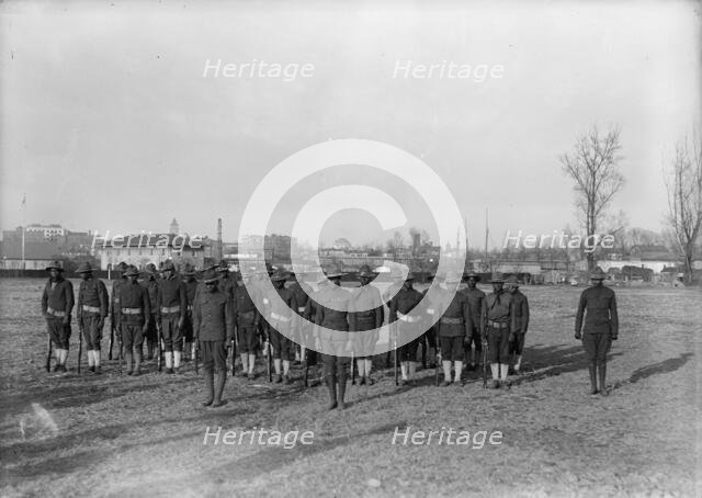 Army, U.S. Negro Troops, 1917. Creator: Harris & Ewing.