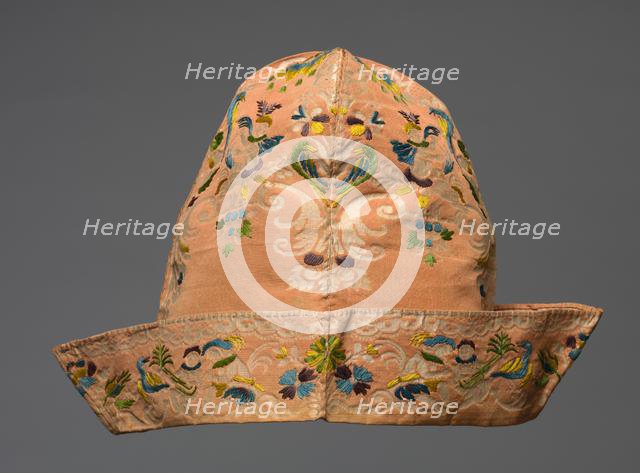Man's Cap, 1700s. Creator: Unknown.