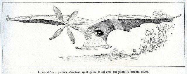 Ader Éole, 1890.