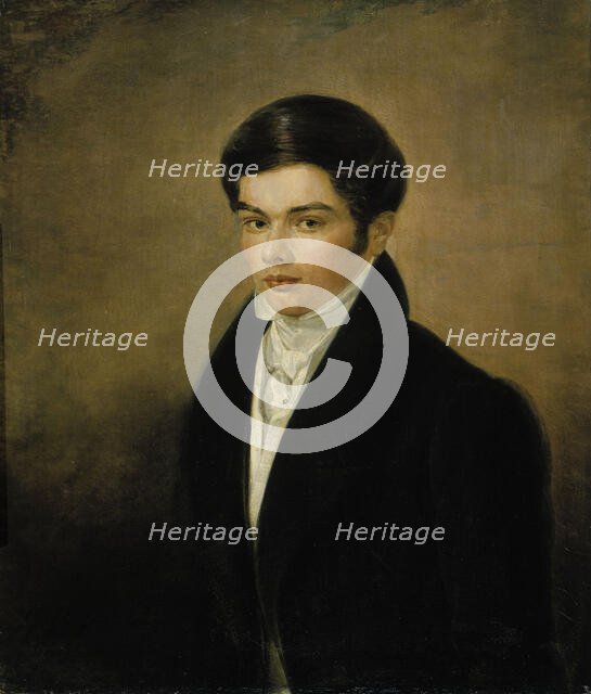 The Silk Manufacturer Carl Edvin Lundgren, 1828. Creator: Gustaf Wilhelm Finnberg.