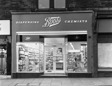 Boots the Chemist, Mexborough, South Yorkshire, 1965. Artist: Michael Walters
