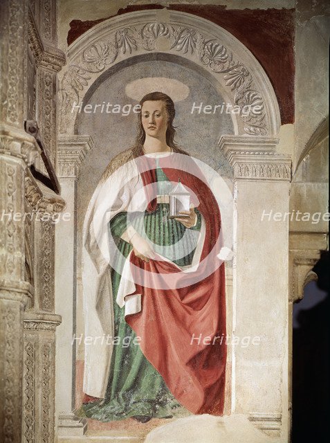 Saint Mary Magdalene' painting by Piero della Francesca.