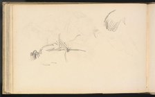 A Man seen from Behind, 1880/1883. Creator: Paul Cezanne.