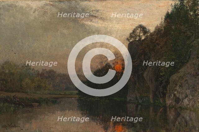 Dusk, 1888. Creator: Alfred Wahlberg.