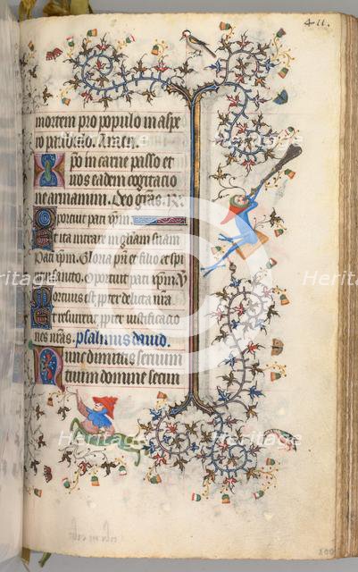 Hours of Charles the Noble, King of Navarre (1361-1425): fol. 200r, Text, c. 1405. Creator: Master of the Brussels Initials and Associates (French).