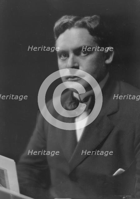 Hohner, Edward, Mr., portrait photograph, 1916. Creator: Arnold Genthe.