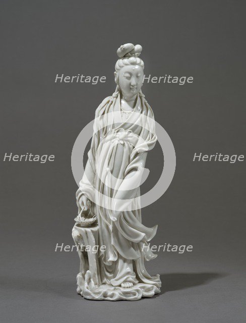 Dehua ware figure of the bodhisattva Guanyin, 17th century. Artist: Unknown.