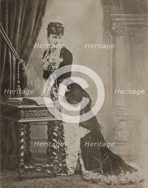 Portrait of Marquise Marie Arconati Visconti, née Peyrat (1840-1923), 1870. Creator: Anonymous.