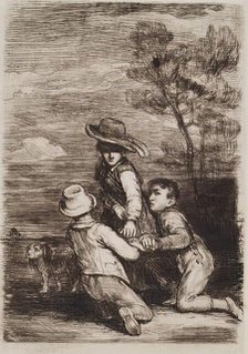 The Sedan Chair, c1815. Creator: David Wilkie.