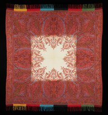 Shawl, probably Scottish, 1840-60. Creator: Unknown.