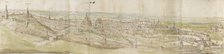 Panoramic View of Leuven from the North-West, c1550-1570. Artist: Anthonis van den Wyngaerde.