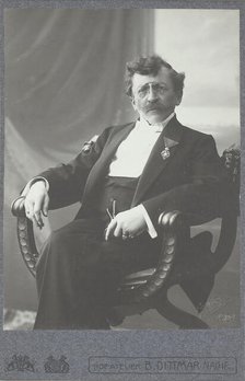 Portrait of Anton Azbe (1862-1905), 1904. Creator: Dittmar, Bernhard (1865-1939).